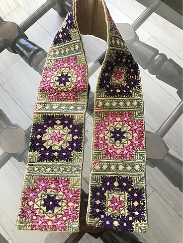  Beden camel Renk çeyiz sandığındaki antika el işi örtüler