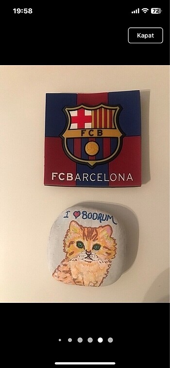 Beden Renk Magnet- FCBARCELONA + Kedi hediyesi