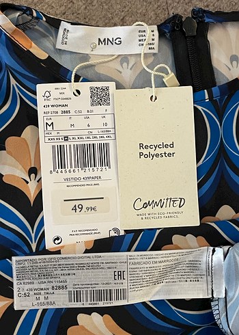 MANGO SATEN ELBİSE - Midi Tunik - Görsel 2