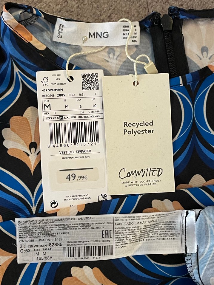 MANGO SATEN ELBİSE - Midi Tunik - Görsel 2