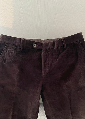 Kadife Kahverengi Erkek Pantolonu - Görsel 5