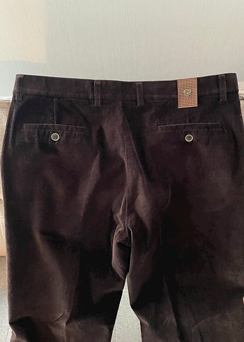 Kadife Kahverengi Erkek Pantolonu - Görsel 4