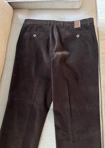 Kahverengi Kadife Erkek Pantolon - Görsel 6