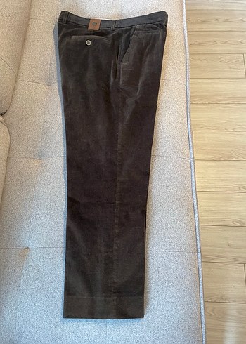 Kahverengi Kadife Erkek Pantolon - Görsel 2
