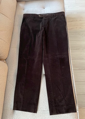 Kahverengi Kadife Erkek Pantolon - Görsel 5