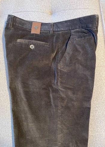 Kahverengi Kadife Erkek Pantolon - Görsel 14