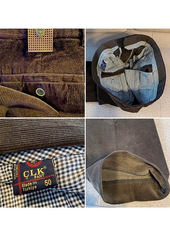 Kahverengi Kadife Erkek Pantolon - Görsel 4