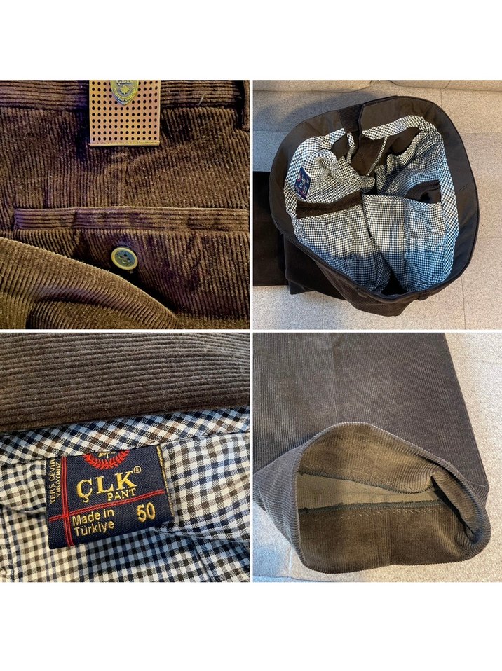 Kahverengi Kadife Erkek Pantolon - Görsel 4