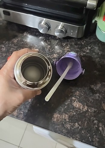 Mor Çocuk Termos Matara - Görsel 8