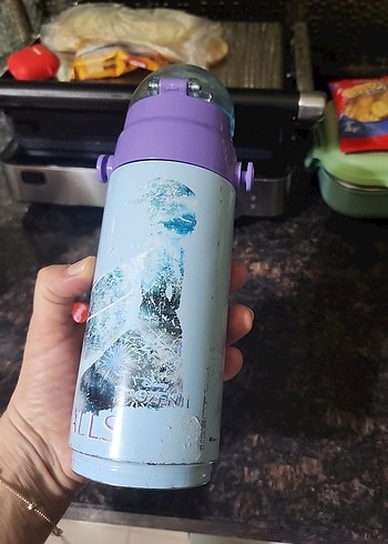 Mor Çocuk Termos Matara - Görsel 7