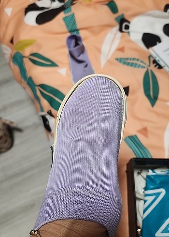 Lila Çorap Ayakkabı - Görsel 3