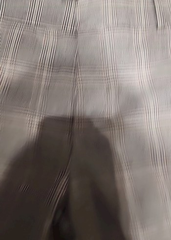 Gri Ekoseli Kadın Kumaş Pantolon - Görsel 6