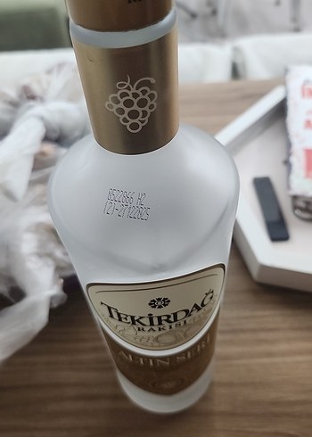 Tekirdağ Altın Seri Dekor Şişe - Görsel 3