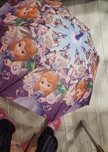 Mor Çocuk Şemsiye - Görsel 2