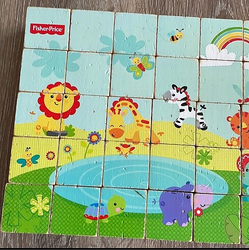 Beden Renk Fisher price ahşap küpler