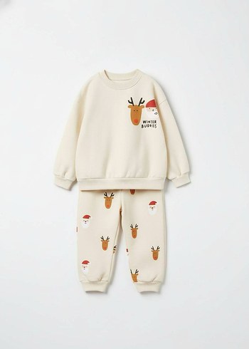 yılbaşı için unısex alt ust takım - Görsel 2