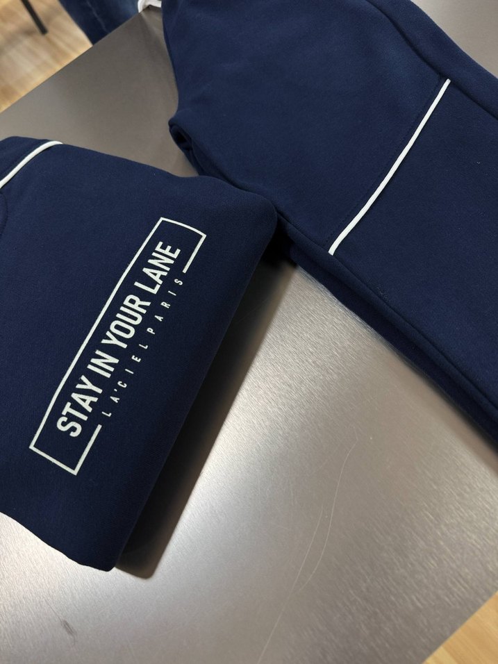 Erkek Çocuk Lacivert Rahat Kesim Eşofman Takımı - Görsel 4