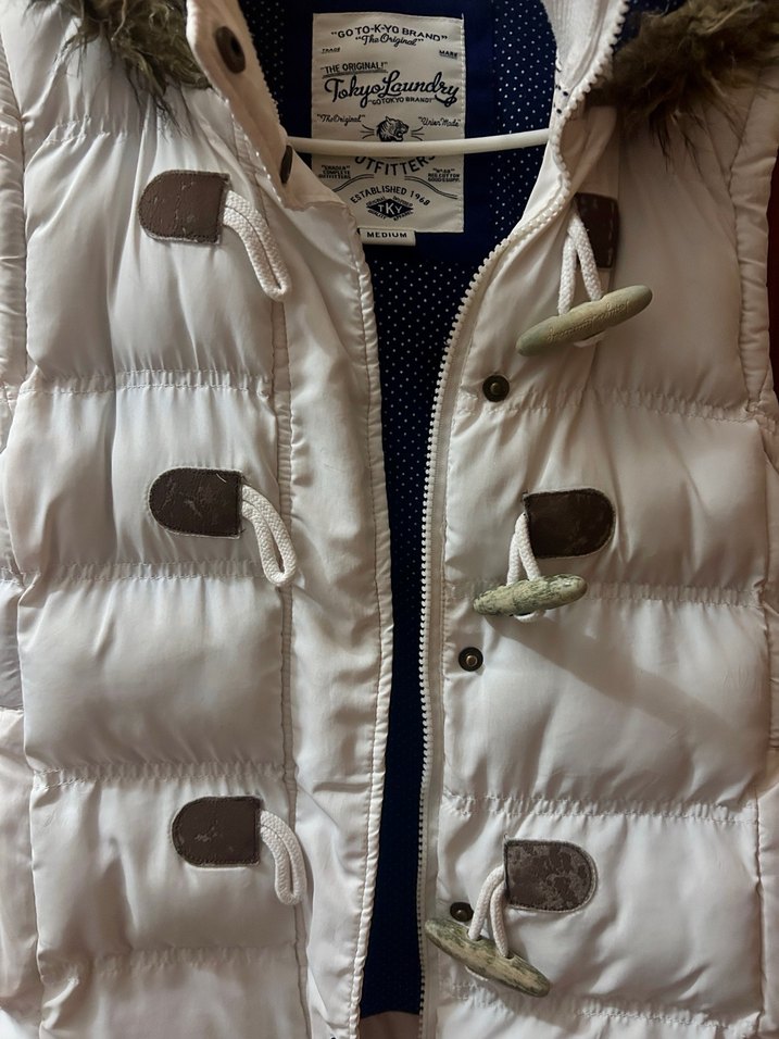 Düğmeli Krem Kadın Yelek - Görsel 3