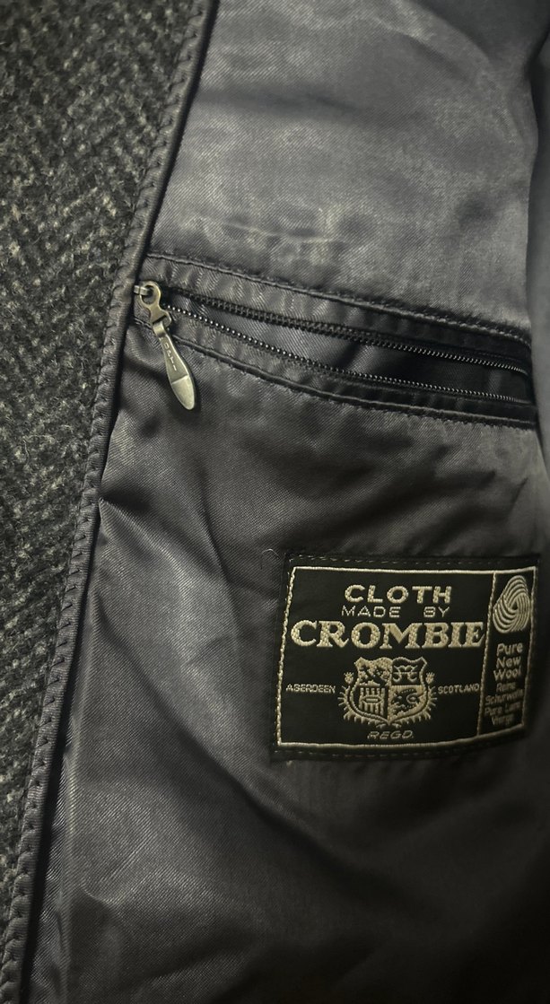 Gri Yün Düğmeli Midi Erkek Kaban - Görsel 3