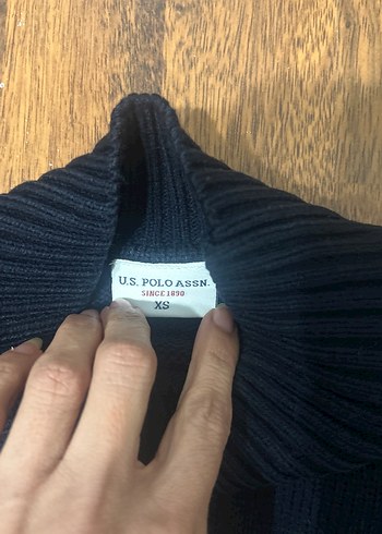 Mavi Baskılı Triko Kadın Kazak - Görsel 3