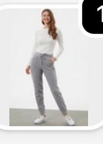 Sementa Gri Kadın Polar Rahat Kesim Eşofman altı - Görsel 4