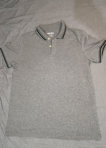 ERKEK KOTON DENİM POLO T-SHIRT - Görsel 2