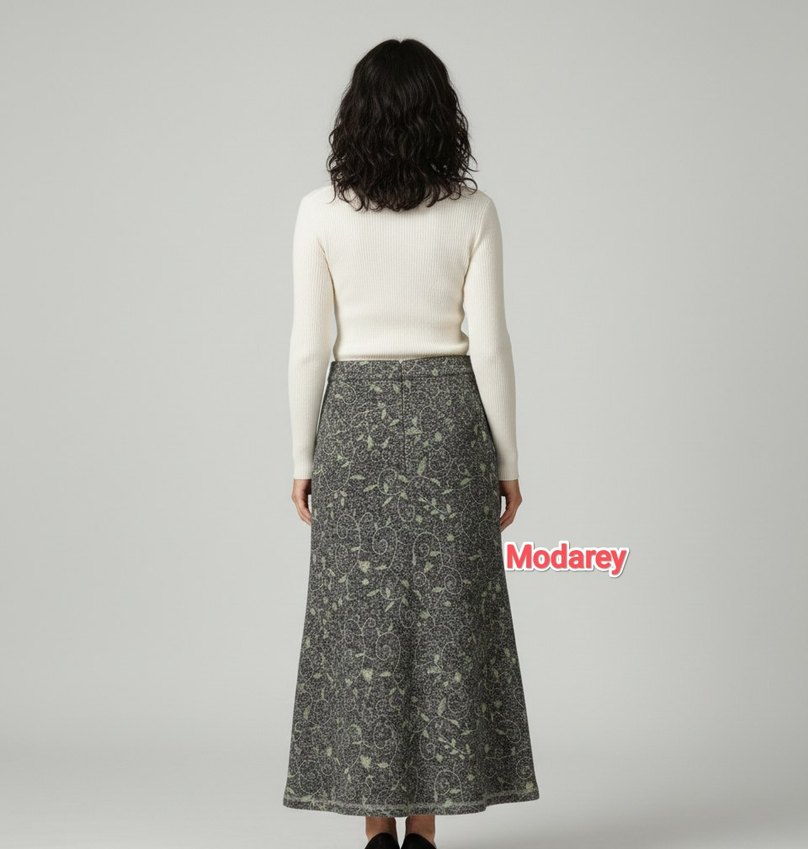 Pamuk-Yün Uzun Etek - Görsel 2