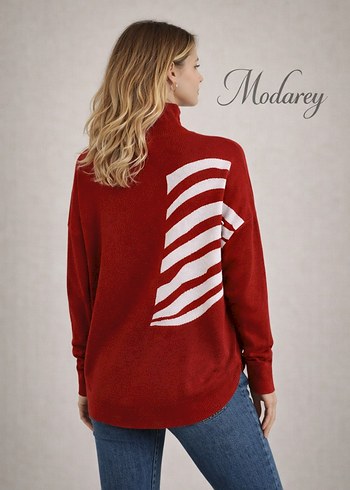 Yüksek Yaka Kazak - Görsel 3