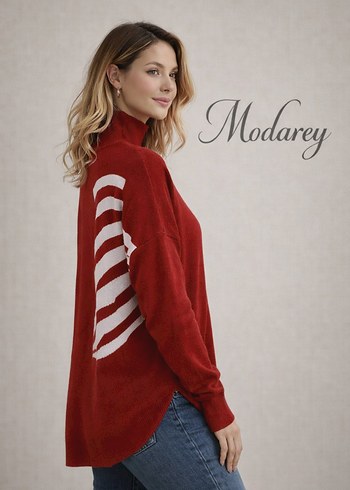 Yüksek Yaka Kazak - Görsel 2