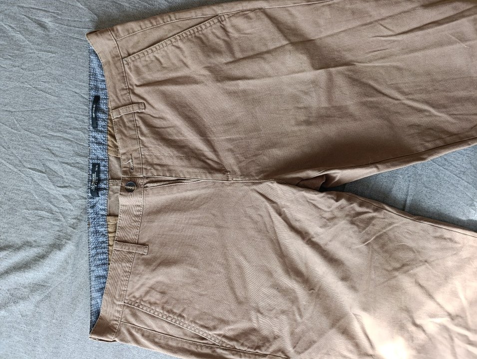 Camel Keten Erkek Pantolon - Görsel 2