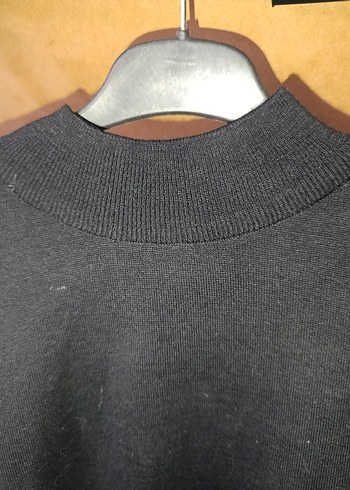 Erkek Siyah Boğazlı Kazak - Görsel 4