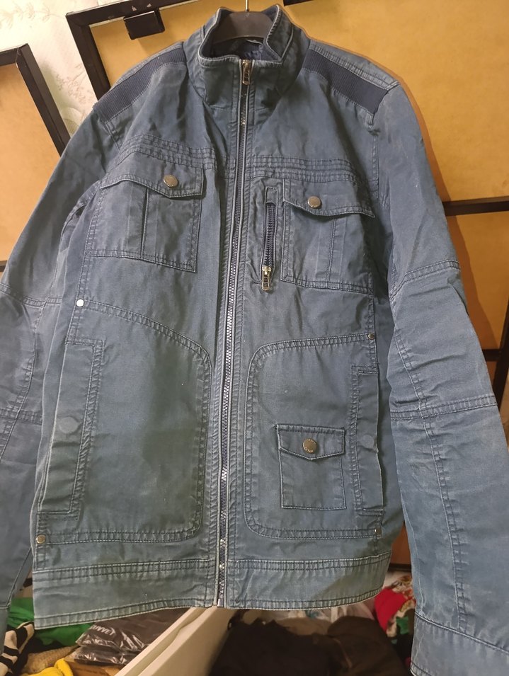 Gri Denim Erkek Ceket - Görsel 2