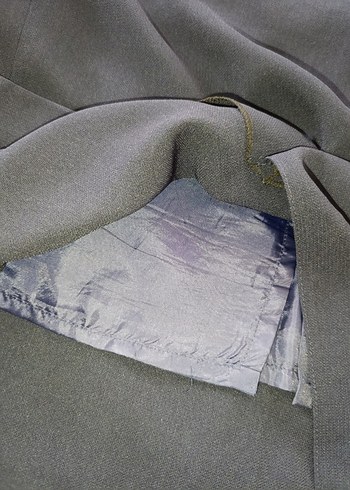 Navy Midi Drapeli Kadın Çift Taraflı Etek - Görsel 8