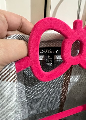 Mavi Gri Düğmeli Uzun Kollu Salaş Kadın Gömlek