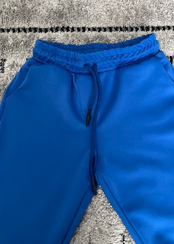 s Beden Kadın Mavi Regular Fit Eşofman Altı