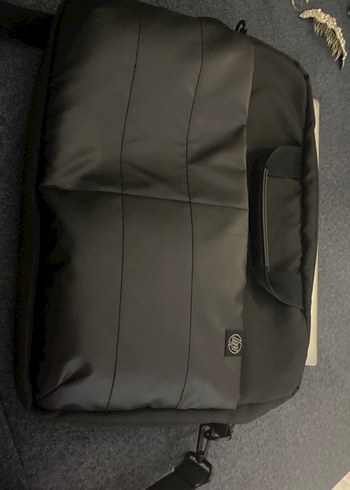 Siyah Kadın Laptop Çantası Fermuarlı