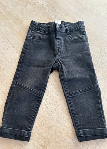 Gri Erkek Çocuk Denim Pantolon