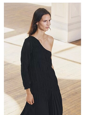 l Beden zw collection asimetrik elbise