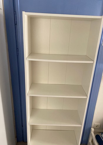 İkea Beyaz Çok Raflı Kitaplık - Görsel 5