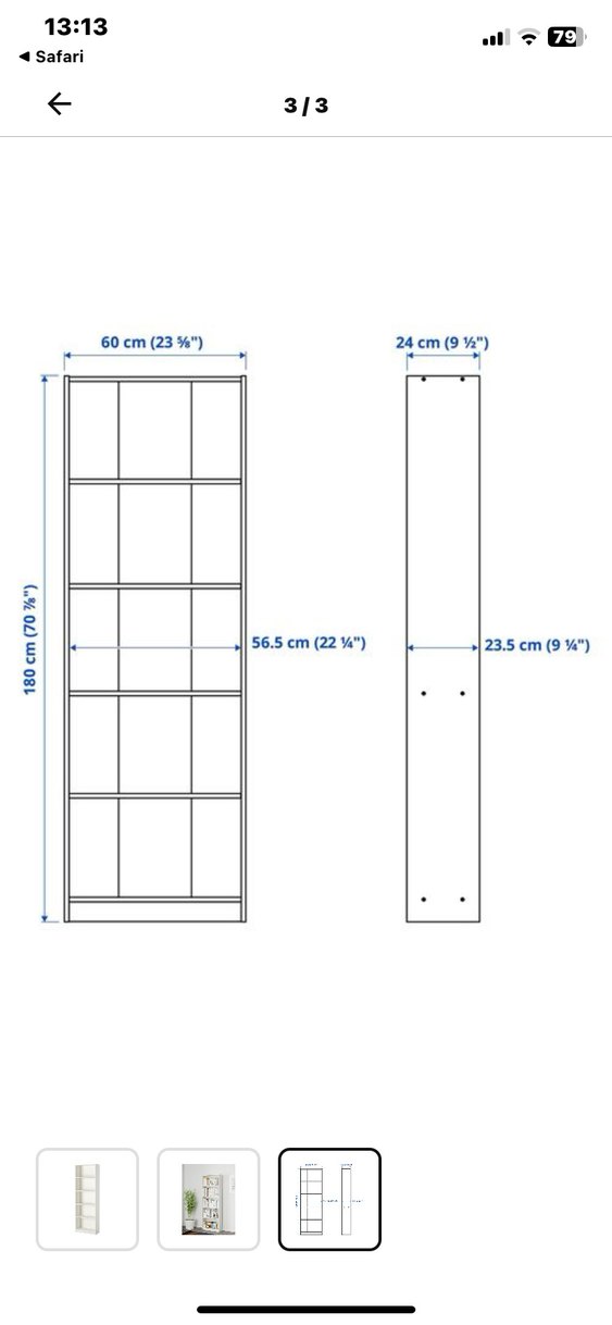 İkea Beyaz Çok Raflı Kitaplık - Görsel 2