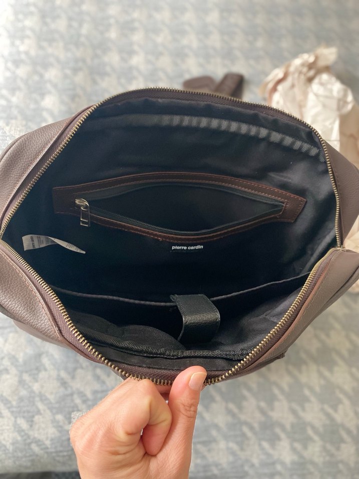 Pierre Cardin Kahverengi Erkek Omuz Çantası - Görsel 3