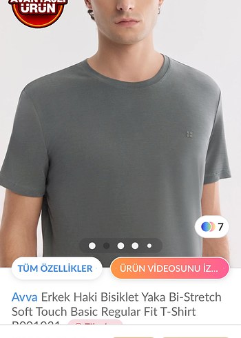 Zara Avva Erkek Bisiklet Yaka Tisort