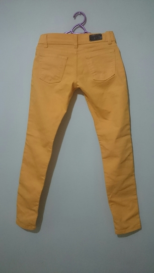 26 Beden sarı kot pantolon