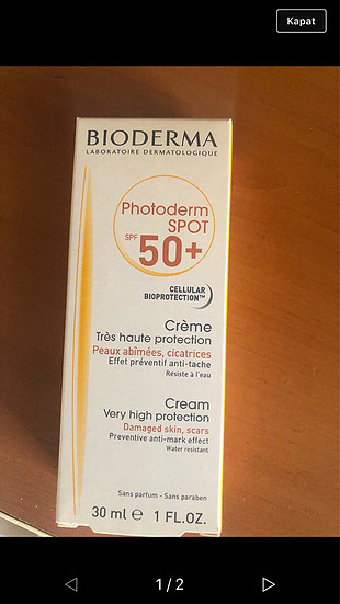 Bioderma spot spf 50 & 30 ml