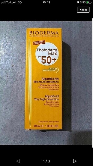 Bioderma aquafluıde spf 50