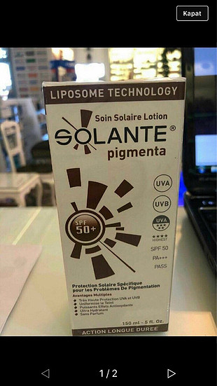 SOLANTE pigmenta spf 50 150 ml