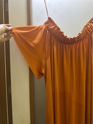 Zara Zara turuncu elbise