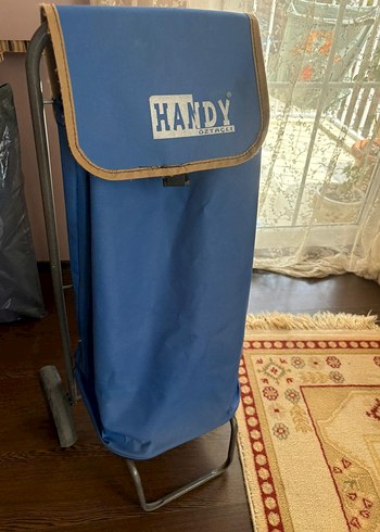 Mavi Handy Katlanabilir Alışveriş Arabası
