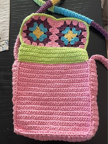 Çocuk el örgü çanta - Görsel 2