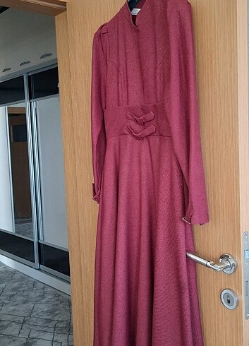 38 Beden bordo Renk Pınar Şems abiye elbise